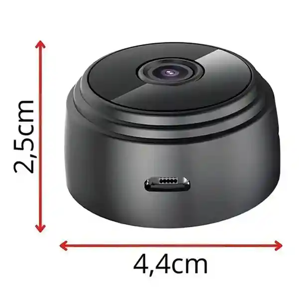 Mini Cámara Wifi De Seguridad Espía Discreta A9 Graba Todo