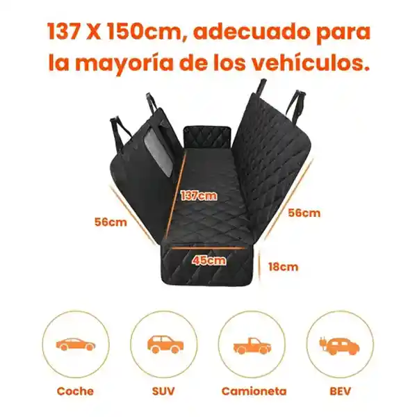 Funda Asiento Carro Forro Protector Silla Auto Mascota Perro