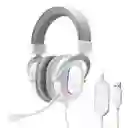Fifine H6 Auriculares Gamer Rgb Usb Color Blanco