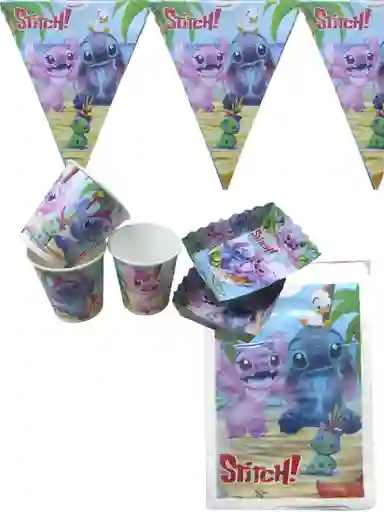 Kit Decoracion De Stitch Stich Fiestas Cumpleaños