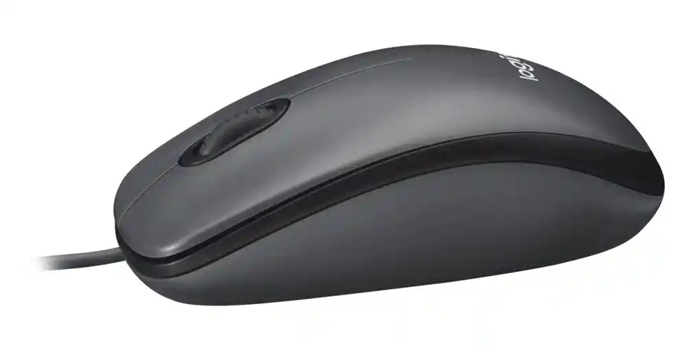 Mouse Óptico Usb Logitech M90 / Cómodo Diseño Ambidiestro