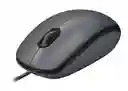 Mouse Óptico Usb Logitech M90 / Cómodo Diseño Ambidiestro