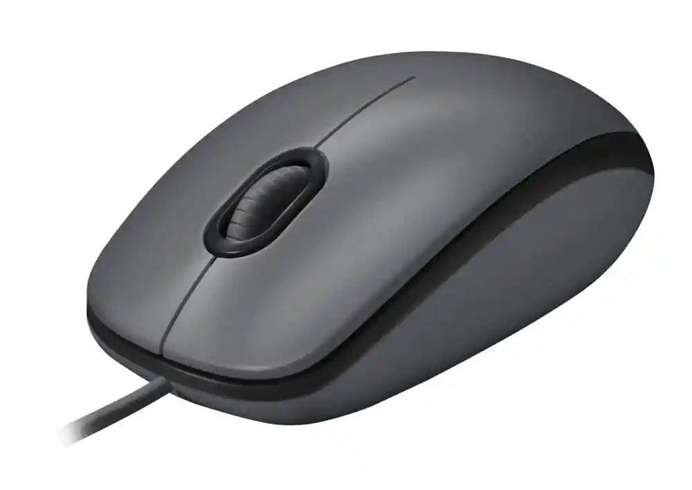 Mouse Óptico Usb Logitech M90 / Cómodo Diseño Ambidiestro