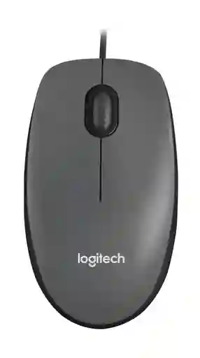 Mouse Óptico Usb Logitech M90 / Cómodo Diseño Ambidiestro