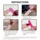 Uñas Postizas Profesionales Decoradas Medianas Gel Polish X12 Unds