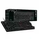 Teclado Gamer Mecánico Alambrico Logitech Pro X Tkl Rapid Rgb Negro (inglés)