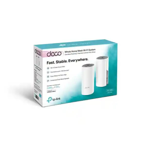 Sistema Wi-fi Mesh Para Toda La Casa Ac1200 Deco E4 (2-pack) - Tp-link