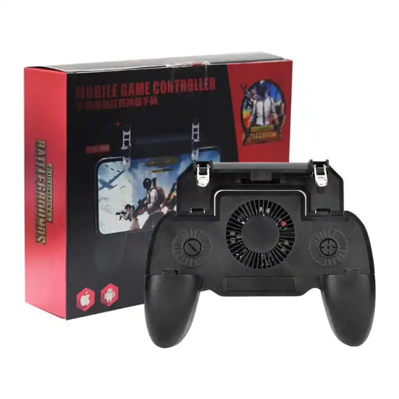 Controlador De Juego Para Celular Con Gatillos De Disparo – Ideal Para Fortnite Y Pubg