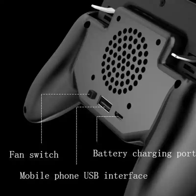 Controlador De Juego Para Celular Con Gatillos De Disparo – Ideal Para Fortnite Y Pubg