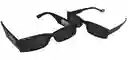 Gafas Negras De Sol Por 2 Unidades