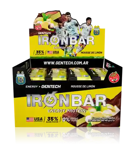 Barra De Proteina Energetica Mousse De Limon Afa