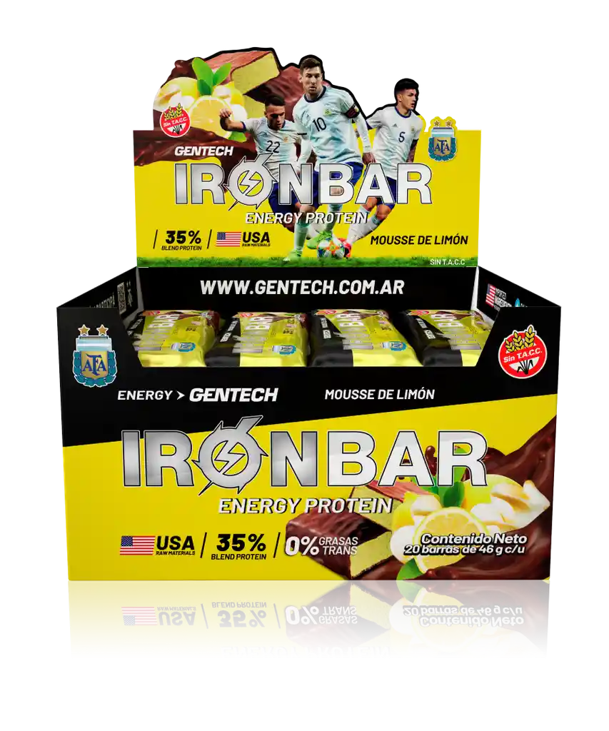 Barra De Proteina Energetica Mousse De Limon Afa