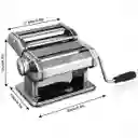 Maquina Hacer Pasta Manual Rollera Spaguetti Ajusta Espesor Color Blanco