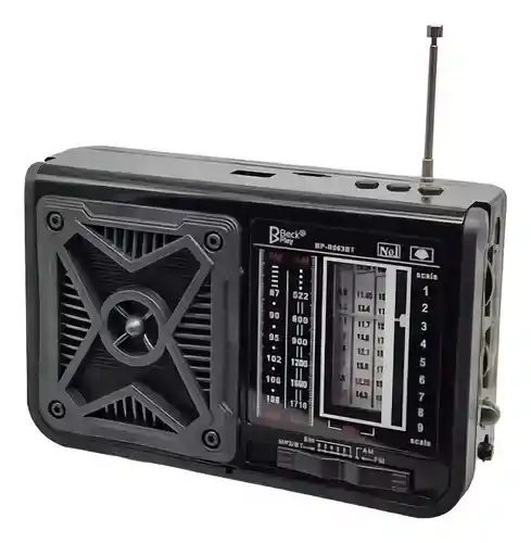 Radio Multibandas Am Fm Usb Bluetooth Recargable Solar
