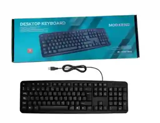 Teclado Para Computador Usb Sencillo Mod Kb502