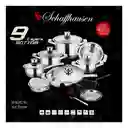 Bateria De Ollas Acero Quirúrgico Termostato Set 21 Piezas