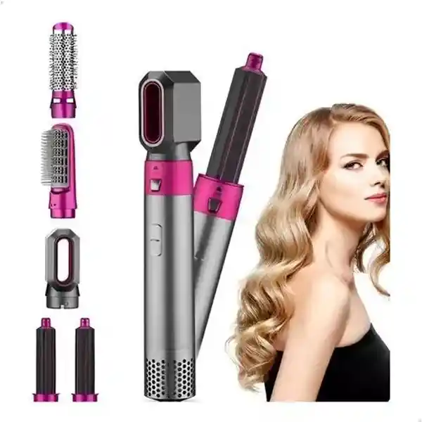 Cepillo Secador Ondulador Hot Air Styler 5 En 1 Alisador