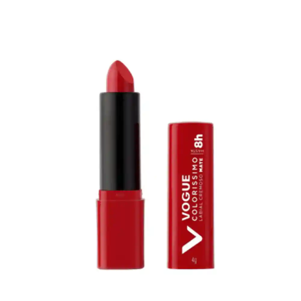 Labial En Barra Vogue Mate Colorissimo Manzana Roja 4g