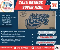 Caja Grande Azul