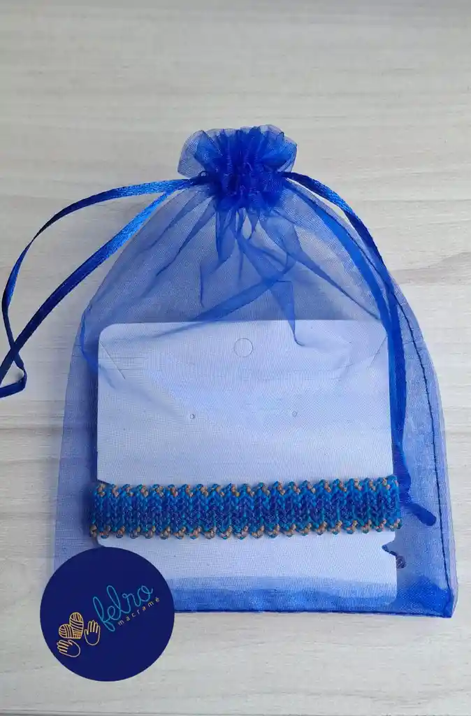 Pulsera Camino Del Inca-azul Celeste