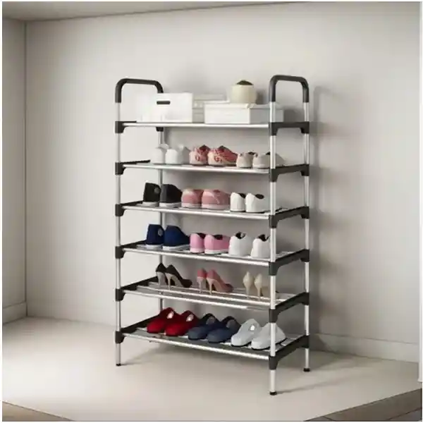Zapatero Organizador Metálico 6 Niveles