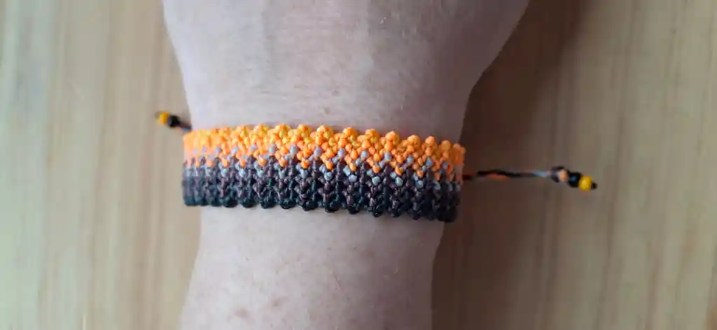 Pulsera Camino Inca- Ceniza Ardiente
