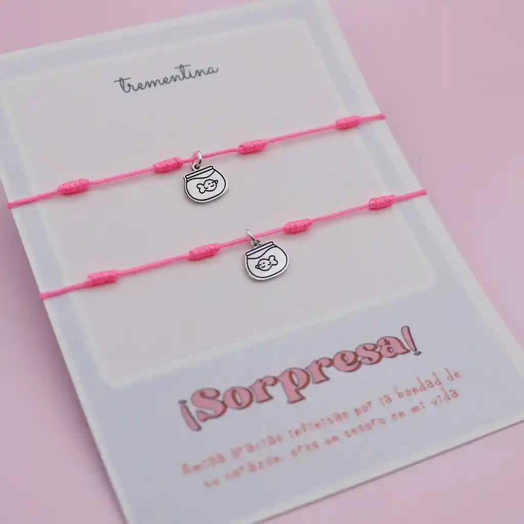 Set De Pulseras Pecera
