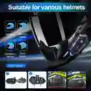 Intercomunicador Casco Moto Llamada Bluetooth Kr-m2 Luz Rgb