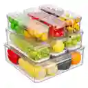 Organizador Nevera Cocina Juego De 10 Contenedores Con Tapa