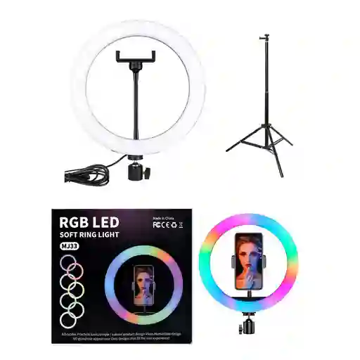 Aro De Luz Led 33cm Para Fotografia Selfie + Tripode