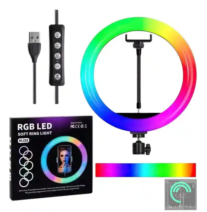 Aro De Luz Led 33cm Para Fotografia Selfie + Tripode