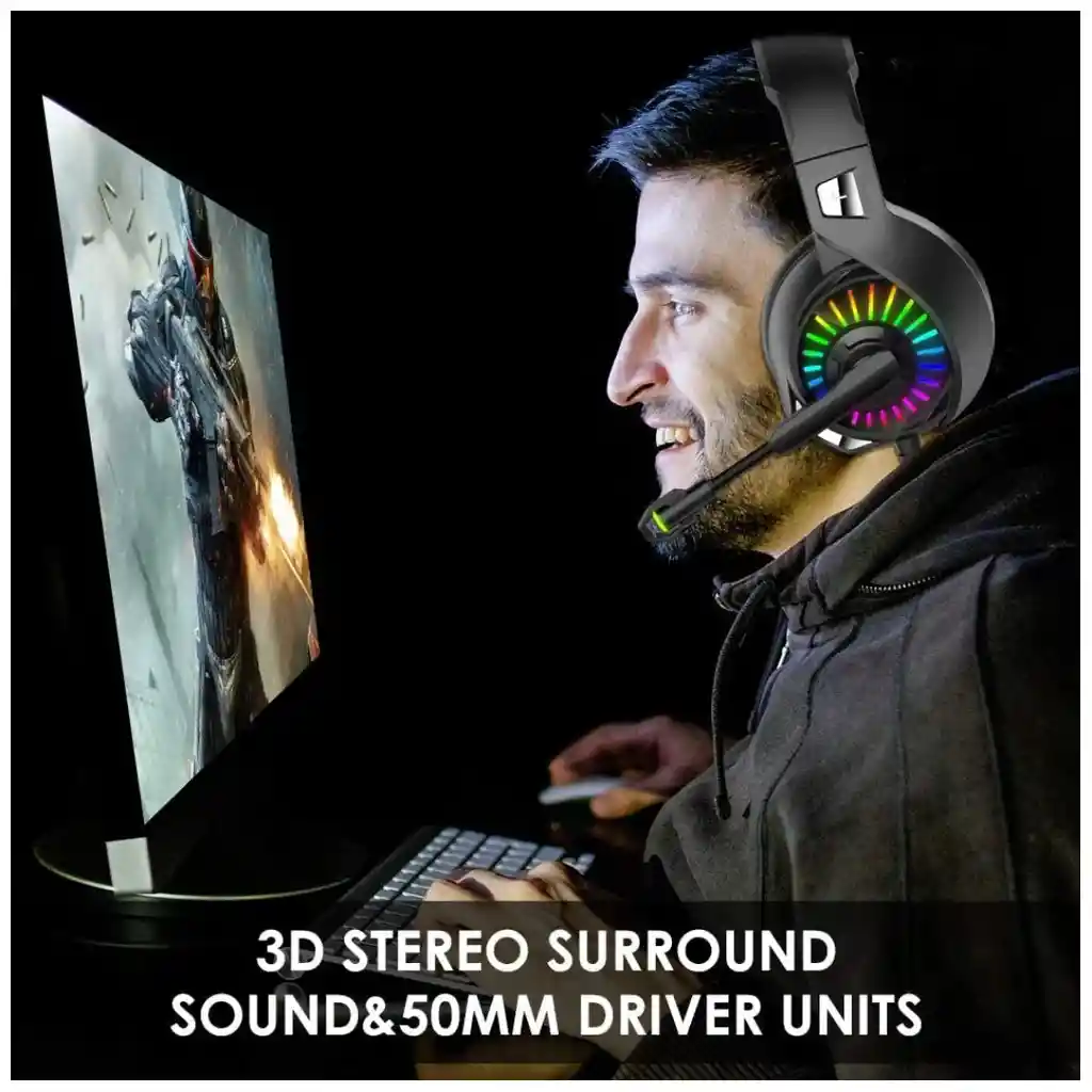 Diadema Gamer Headset Con Micrófono R3000