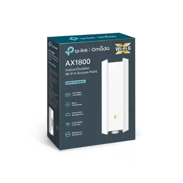 Punto De Acceso Eap610 Outdoor Wi-fi 6 Interior - Exterior Ax1800 - Tp-link