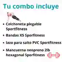 Combo Fitness Compacto Ejercicio En Casa Sportfitness