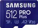 Tarjeta De Memoria Samsung Pro Plus 512 Gb Hasta 180 Mb/s + Lector Usb