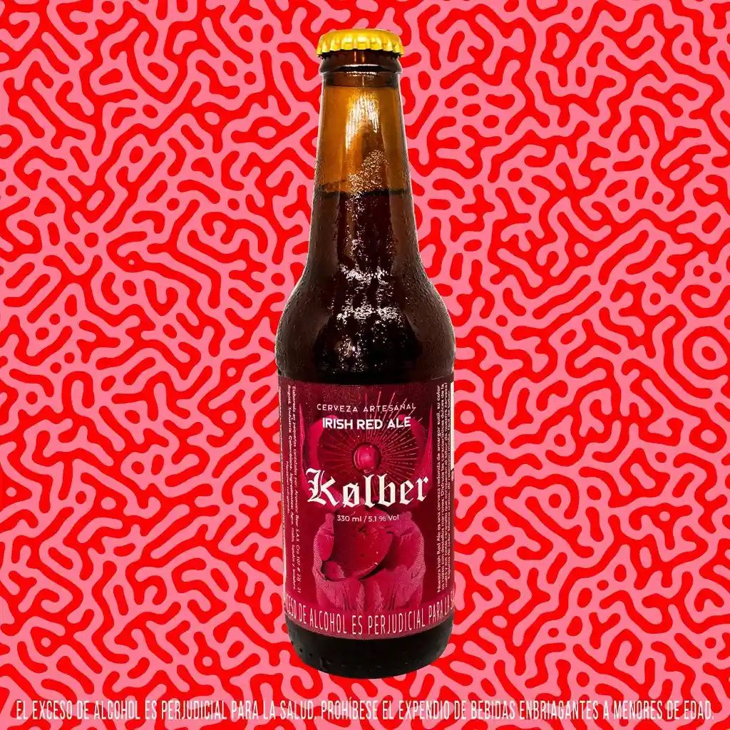 Cerveza Artesanal Kolber Irish Red Ale 330 Ml