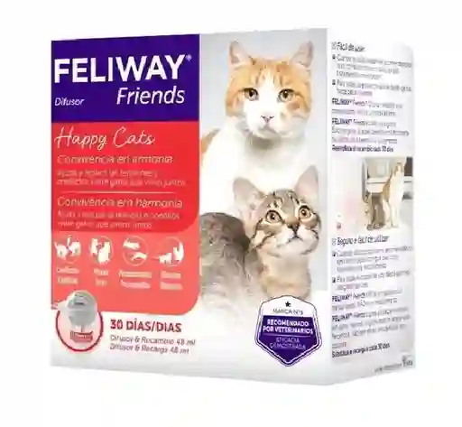 Feliway Friends Difusor + Recarga 48ml