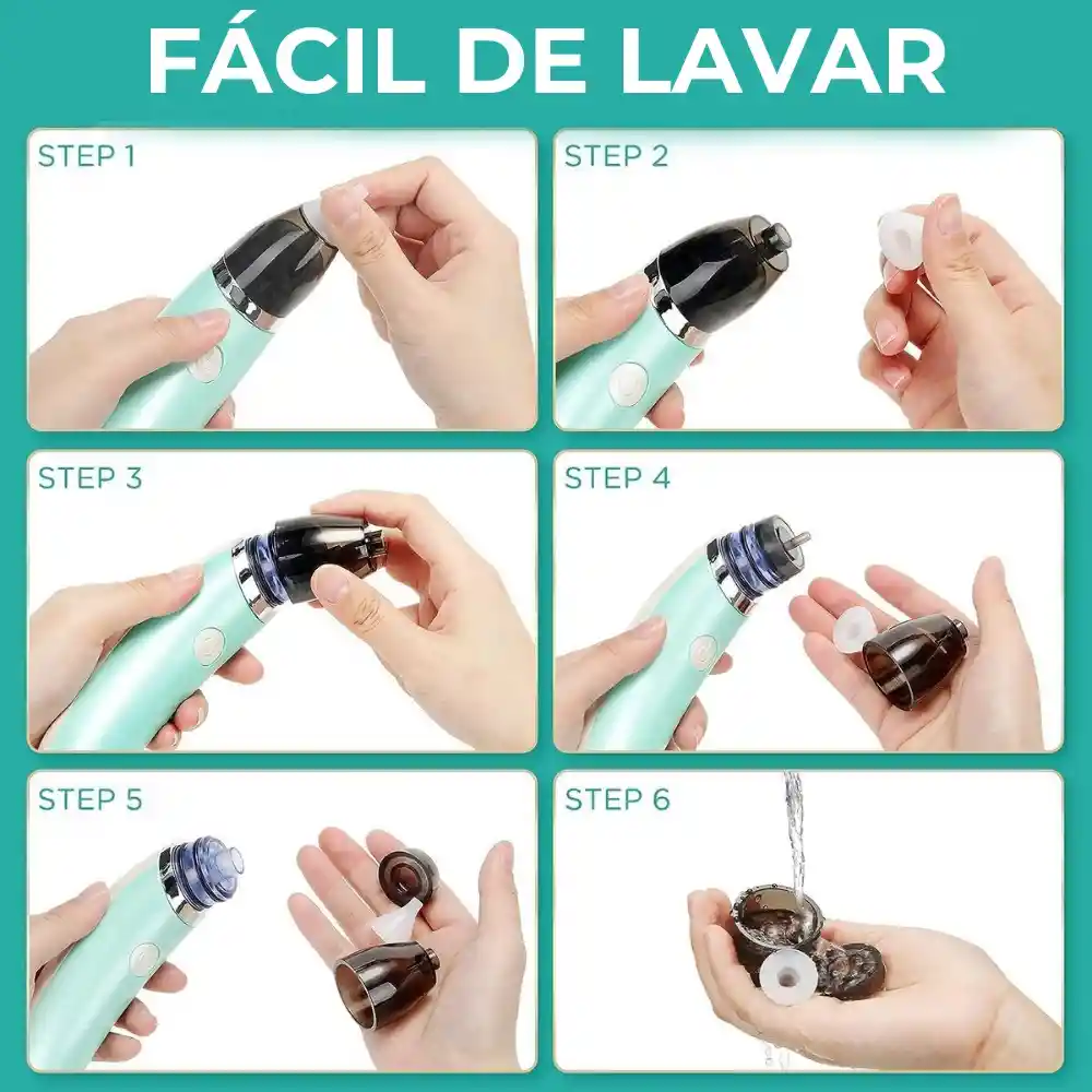 Aspirador Nasal Eléctrico Para Bebés Extractor Mocos Limpieza