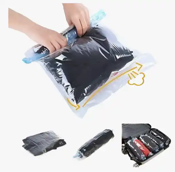 12 Bolsas Ahorradora De Espacio O De Empaque Al Vacio 80x60