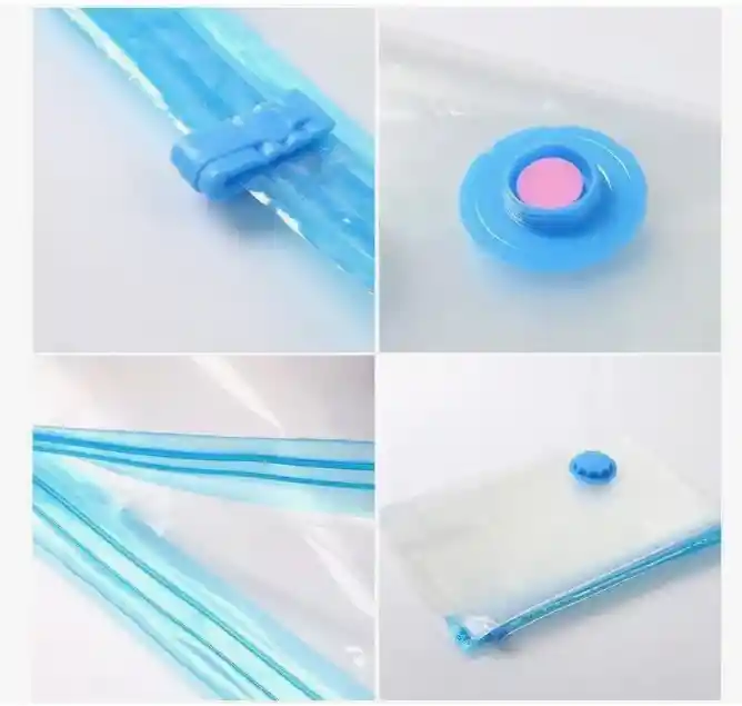 12 Bolsas Ahorradora De Espacio O De Empaque Al Vacio 80x60