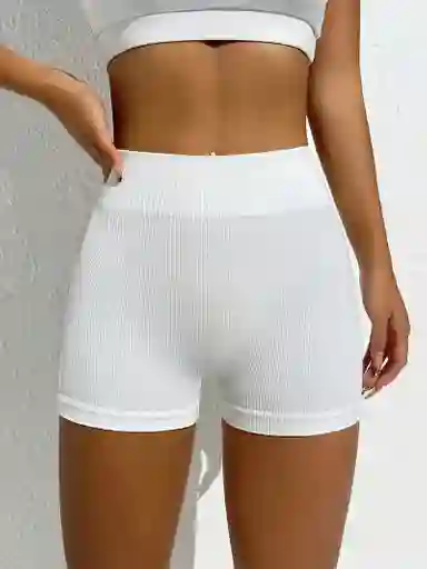 Short Gym Acanalado Talla L