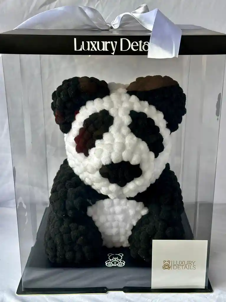 Oso Pompones Panda 35 Cm
