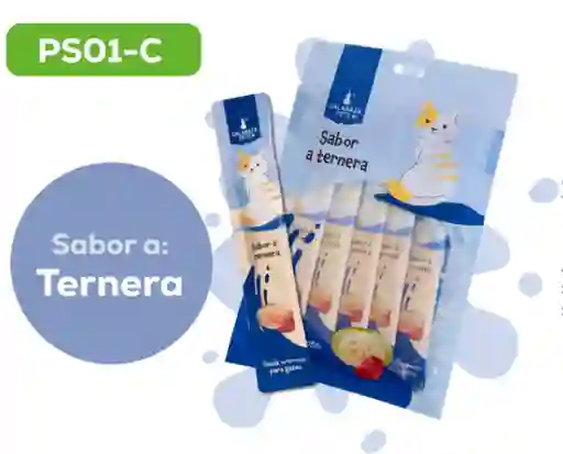 Snack Cremoso Calabaza Pets Paquete (5 X Tubos) Sabor A Ternera