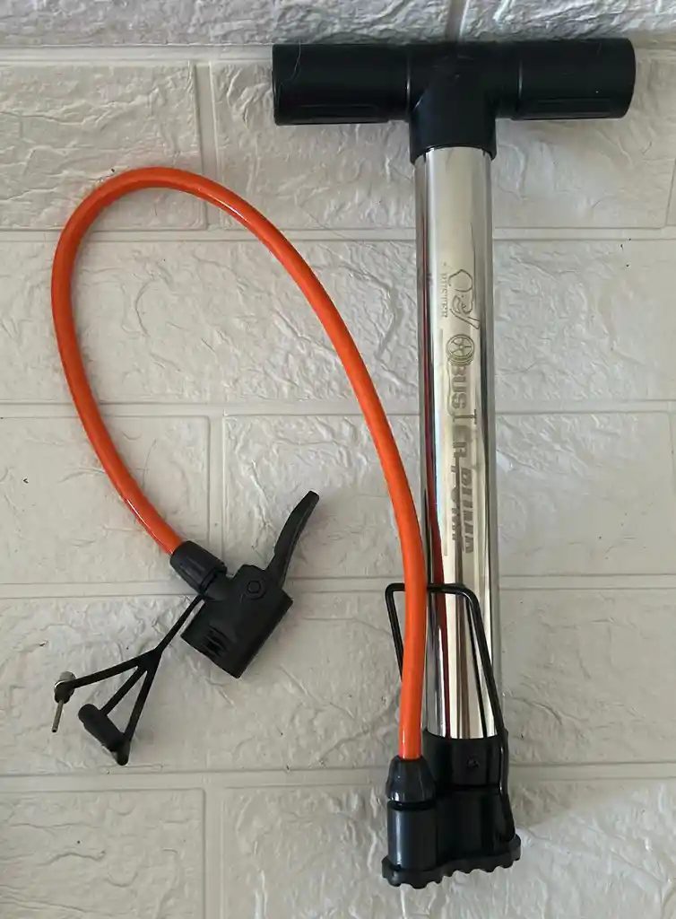 Inflador Manual Para Bicicleta Sin Base