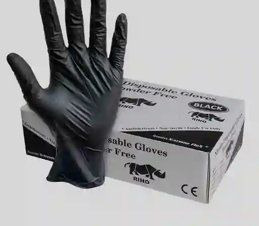 Guante Desechable Nitrilo Negro