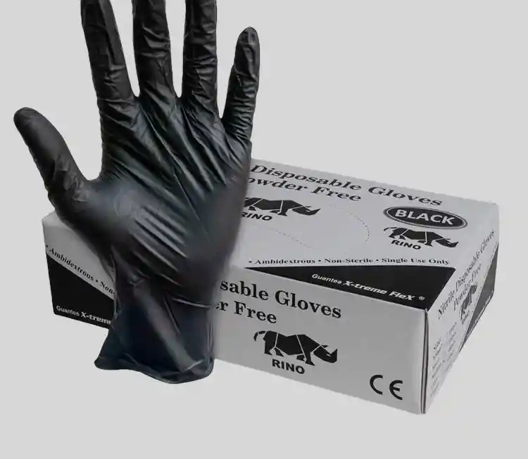Guante Desechable Nitrilo Negro