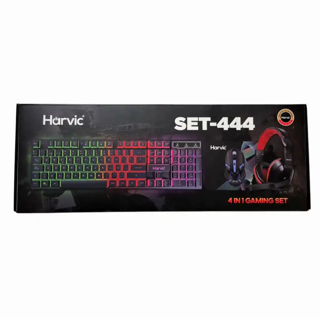 Set Gamer 4 En 1 Teclado Retroiluminado/mouse Retroiluminado/mouse Pad y didema gamer