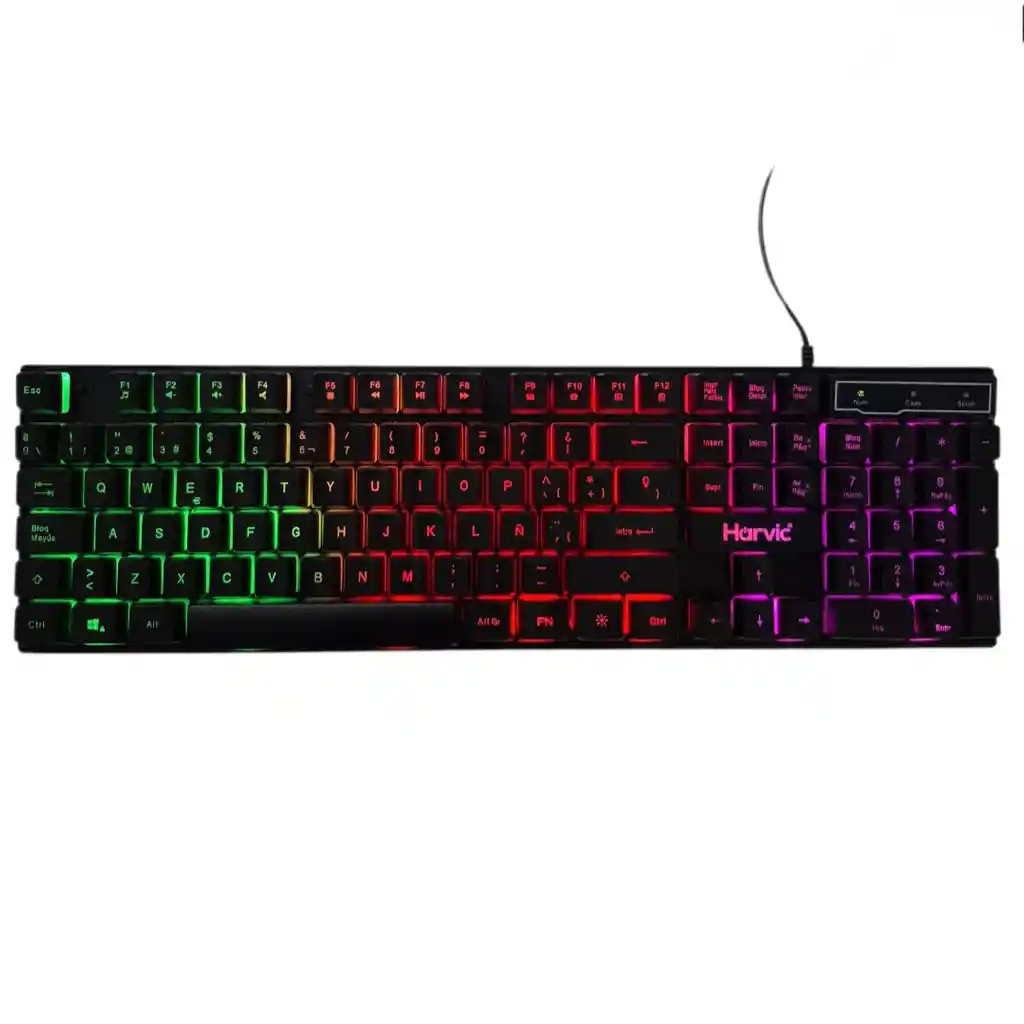 Set Gamer 4 En 1 Teclado Retroiluminado/mouse Retroiluminado/mouse Pad y didema gamer