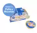 Snack Minican Mousse Alimento Para Gato Caja * 6 Unidades Sabor A Pollo Y Bacalao