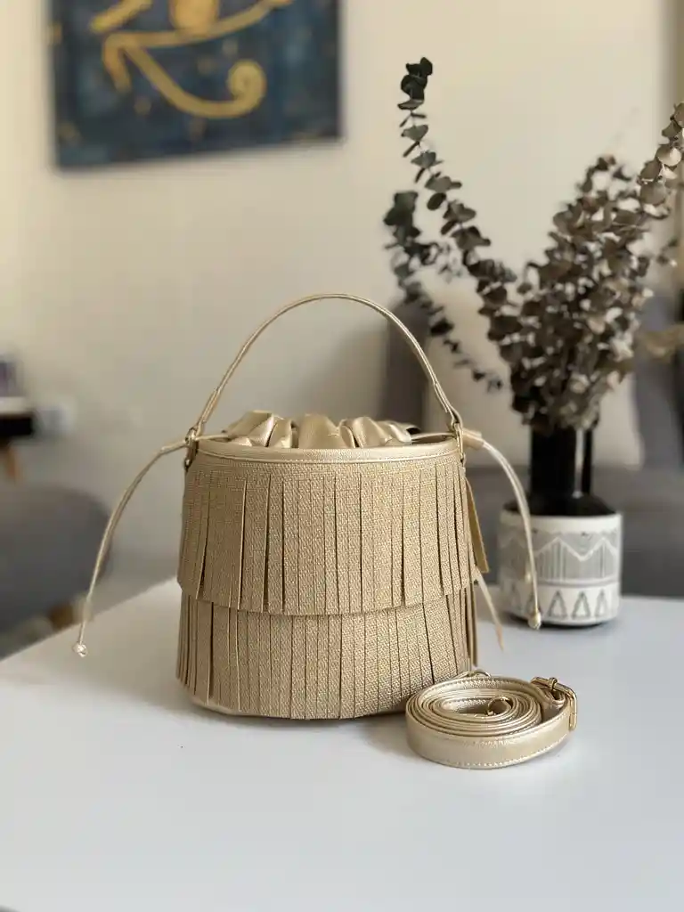 Bolso Abril Color Dorado